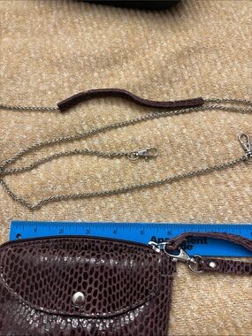Sorial Purple Textured Mini Chain Crossbody